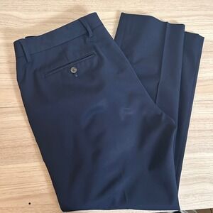 Bonobos Slim Fit Navy Blue Wool Blend Dress Pants Trousers 34x28